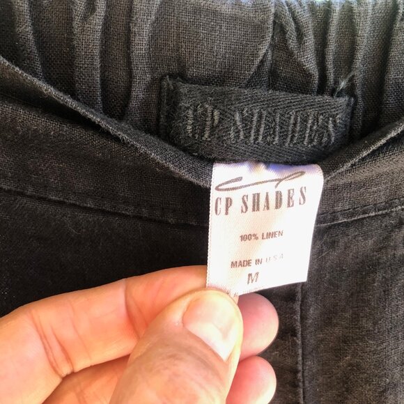 CP SHADES Wide Leg Linen Pants Size Medium - Picture 2 of 2